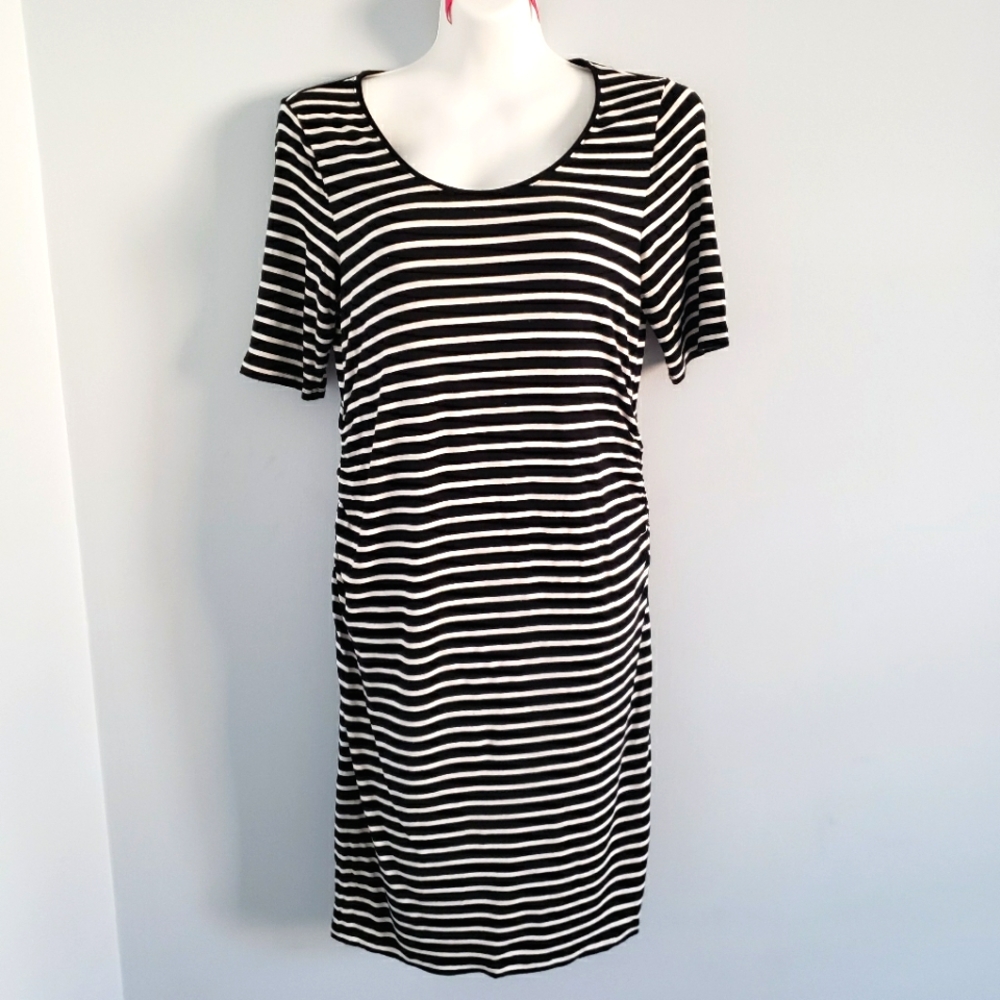 Striped Maternity Dress